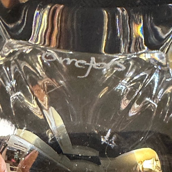 VTG 1990s Orrefors of Sweden Belle Bowl  Designed by Jan Johansen Signed - Picture 5 of 6